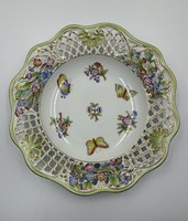 Openwork wall bowl with Victoria pattern from Herend!