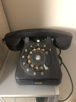 Old vinyl phone.