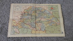 Horthy era, great - Hungary map, irredenta 1 page