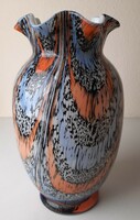 Murano multilayer blown glass vase