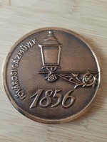 Capital gas works 1856 bronze commemorative plaque