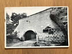Antique mouse - the gate of the castle postcard - postman - knöpfmacher a.