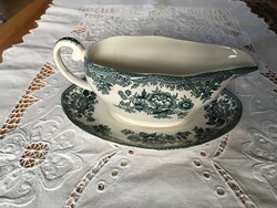 English earthenware with saucer, wedgewood