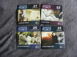 Old CD, DVD Poirot Agatha Christie movie parts 21, 22, 28 and 35 in one