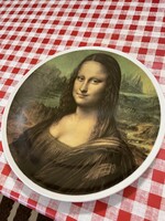 Mona Lisa porcelain wall plate 27 cm