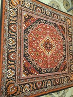 Mokett carpet, silk velvet carpet, tablecloth 158x153cm