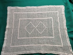 Crochet lace tablecloth