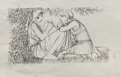 Pethő János -Mitológiai jelenet-/1940-2009/