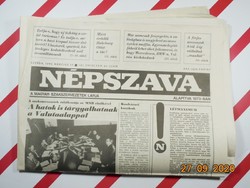 Régi retro újság - Népszava - 1993. március 17.  - A Magyar Szakszervezetek Lapja