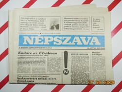 Régi retro újság - Népszava - 1993. január 30.  - A Magyar Szakszervezetek Lapja