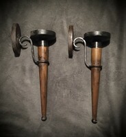 A pair of large candlesticks in Renaissance style!