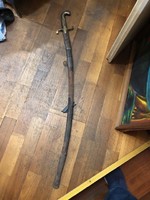 Lovassági kard, XVIII. század vége, 100 cm-es nagyságú szépség.