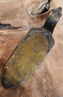 Antique brass pastry spatula