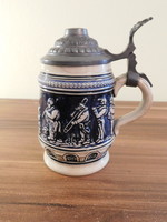 Reinhold Merkelbach marked beer mug, beer mug, beer mug from 1882-1933.