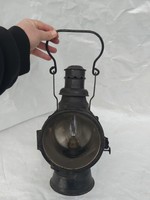 Antique railway lamp, in good condition.
