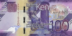 Kenya 100 shillings, 2019, unc banknote