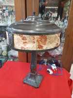 Szecessziós Bronz,Réz Asztali Lámpa. 48 cm.