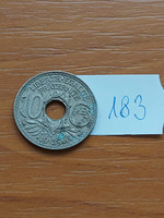 French 10 centimeter 1939 nickel bronze, (.Year.) 183