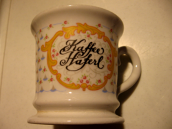 Coffee mug with footed baroque coffee mug