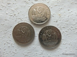 Mauritius 3 darab 5 rúpia LOT !  Évszámok 1991 - 1992 - 2012