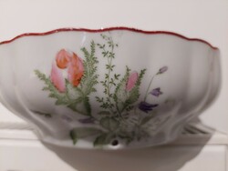 Pastry plate - peasant plate - bowl with a floral motif