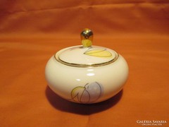 Bavaria sugar bowl with modern butterfly pattern, butterfly, dragonfly