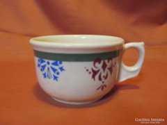 Old floral cup with mug