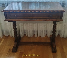 Colonial dressing-laptop table