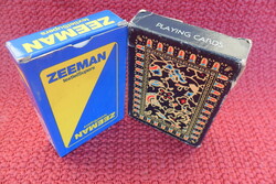 Singapore Airlines + Zeeman textielsupers Vintage Ritka Francia Kártya