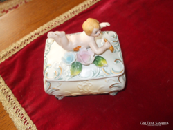 Antique Japanese angelic beautiful gift box, unused