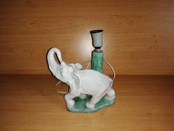 Retro elephant porcelain table lamp 18 cm high