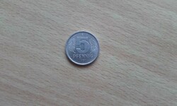 Németország ( Kelet-Németország, NDK) 5 Pfennig 1981 A