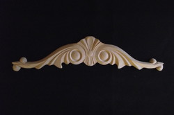 Decorative furniture carving.