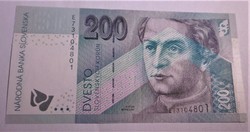 Bankjegyek 200 Korun  Slovenkych  Hungarikum aUNC