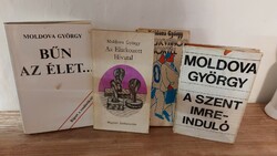 books by György Moldova, life is a sin, Ferencváros cocktail, the holy praise - starter, the cursed office