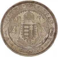 2 Pengő 1937 Magyar Királyság aUNC