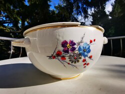 ANTIQUE Granite Soup Plate