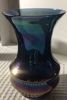 Irizáló művészi üveg váza -  iridescent glass vase (100)