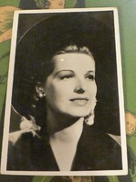 Valeria Hidvéhy postcard
