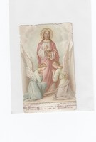 Saint image - prayer image, old antique