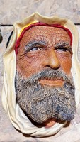 Bossons heads plaster figure Arab man