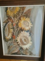 Cs. Mihály Pataj: sunflower detail