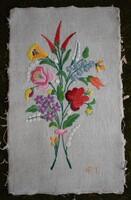 Kalocsa embroidery flower bouquet 27 x 44 cm