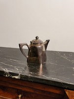 Silver Plated Metal Alpaca Hotel Pot Hacker 14x9x9cm Square Teapot Coffee Pot Spout
