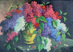 Norbert Sztelek (1884-1956) still life