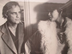 Last Tango in Paris, Marlon Brando, Maria Schneider: scene from the movie, large photo frame