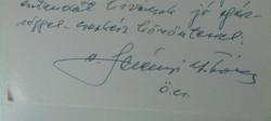 D193464  vitéz Serényi István, atléta (olimpia láng Berlin)  által írt képeslap Bécsből postázva