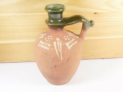 Ceramic jug bait jug with trapdoor marking - 15.5 cm high