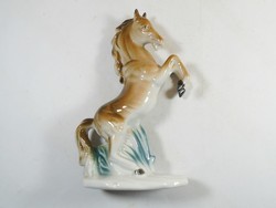 Retro old marked - arpo Romania porcelain horse equestrian figure statue