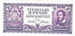 Magyarország 10000000 B.-pengő 1946 REPLIKA